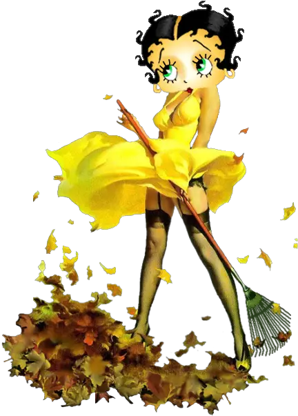 Betty Boop Autumn Pin Betty Boop Fall Png Betty Boop Png