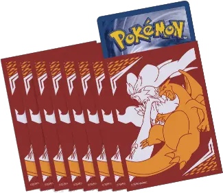 Unbroken Bonds Etb Charizard U0026 Reshiram Sleeves And Deck Pokemon Tcg Card Sleeves Png Charizard Transparent