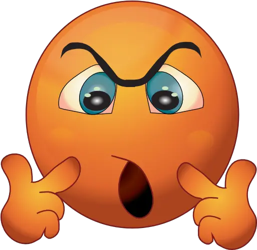 Emoticon Smiley Anger Clip Art Png Annoyed Emoji