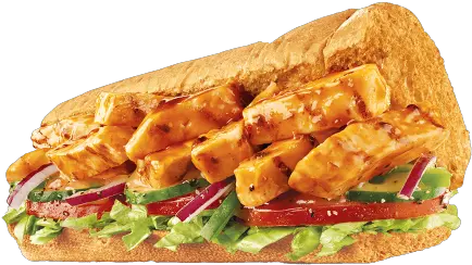 Menu Sweet Onion Chicken Teriyaki Sub Png Sub Sandwich Png