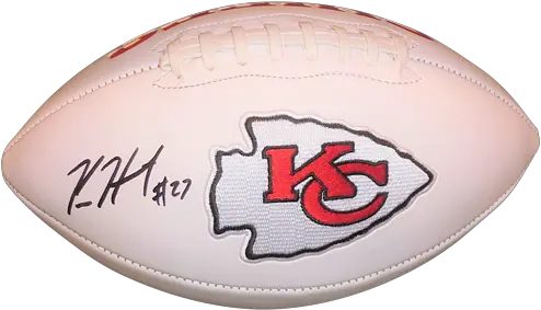 Kansas City Chiefs Logo Patrick Mahomes Autographed Football Png Kansas City Chiefs Logo Png