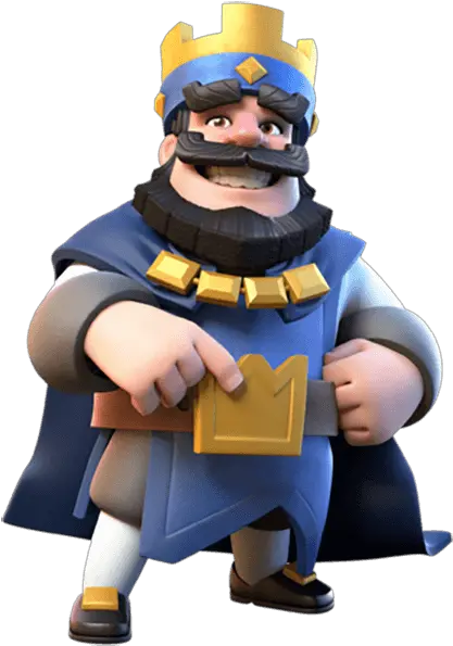 Clash Royale Transparent Background Png Mart Blue King Clash Royale Png Beard Transparent Background