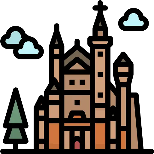 Neuschwanstein Castle Free Buildings Icons Png Castle Icon