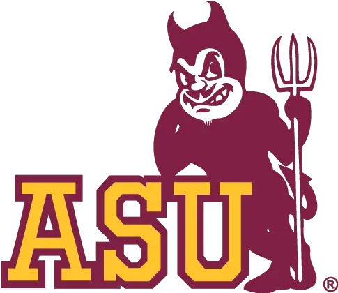 Retro Arizona State Sun Devils College Apparel Arizona State Sun Devils Old Logo Png University Of Arizona Logo Png