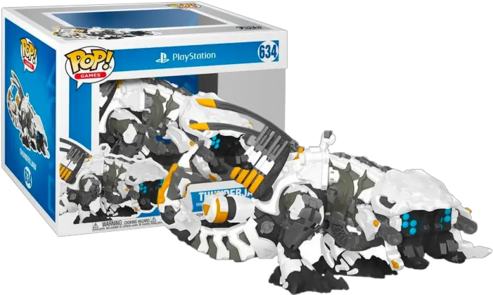 Horizon Zero Dawn Thunderjaw Metallic 6 Super Sized Pop Vinyl Figure Thunderjaw Funko Pop Png Horizon Zero Dawn Logo