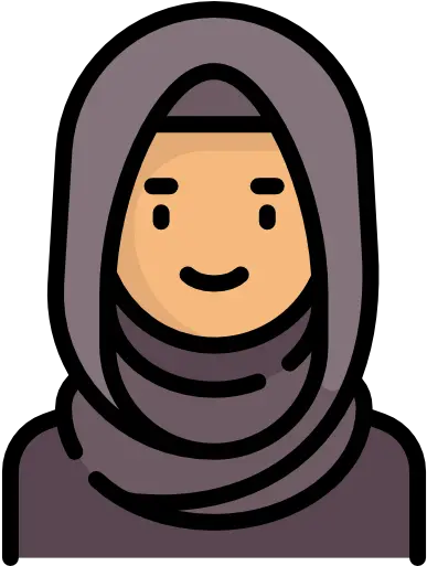 Arab Woman Free Social Icons Arab Woman Icon Png Happy Woman Icon