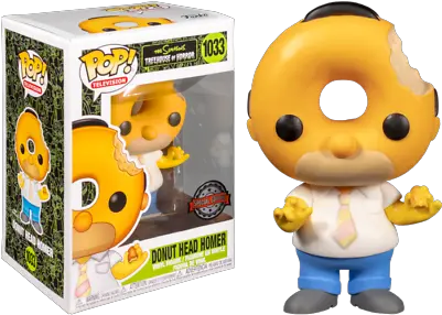 The Simpsons Donut Head Homer 1033 Pop Vinyl Ebay Homer Funko Pops Png Homer Icon