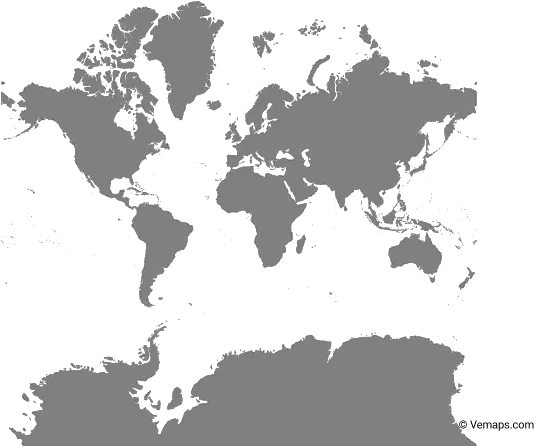 Map Of The World With Multicolor Countries Mercator Aldabra Giant Tortoise Distribution Png World Map Png