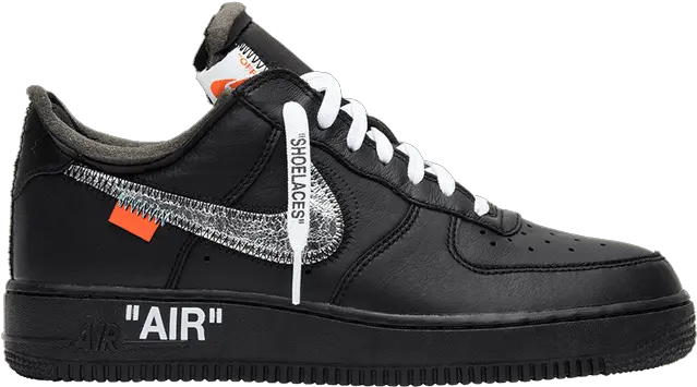 Nike Off White X Moma X Air Force 1 07 U0027blacku0027 White Nike Moma Off White Af1 Png Off White Png