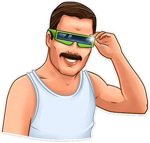 Freddie Mercury Freddie Mercury Whatsapp Sticker Png Freddie Mercury Png