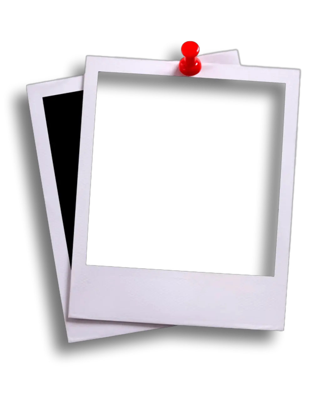 Black Polaroid Border Png