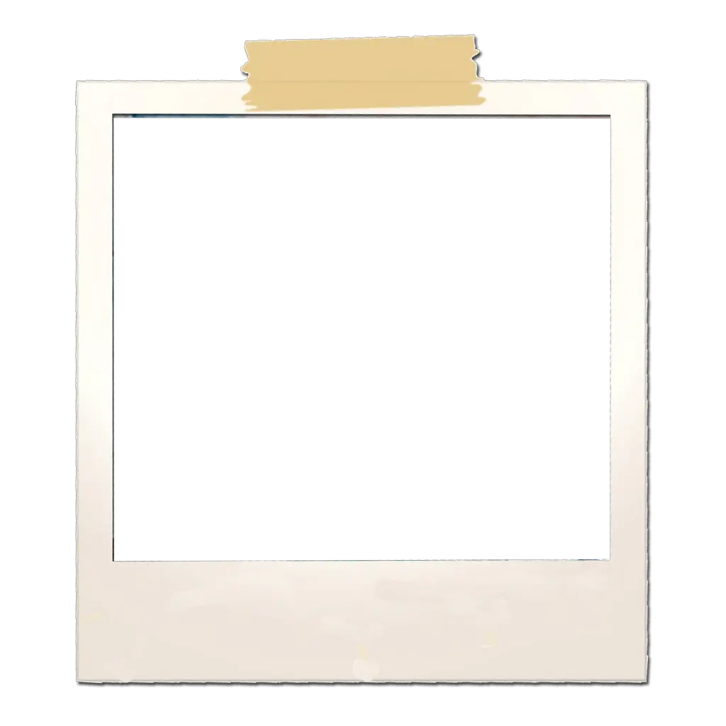 Transparent Polaroid Template Png