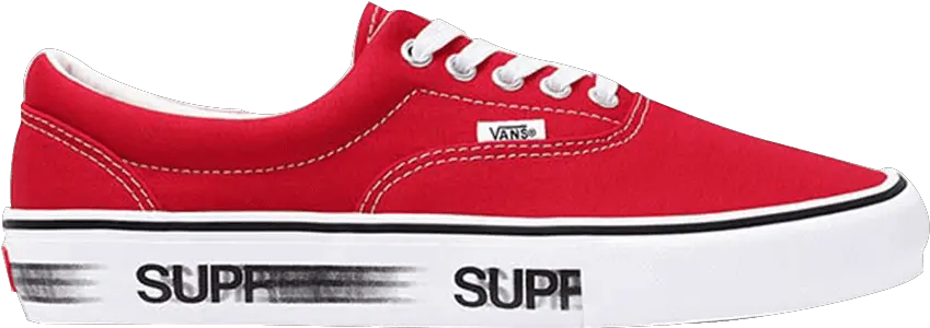 Vans Supreme Red Logo Logodix Vans X Supreme Merah Png Vans Shoes Logo