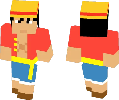 Download Monkey D Luffy One Piece Minecraft Skin For Free Ninjago Cole Minecraft Skin Png Monkey D Luffy Png