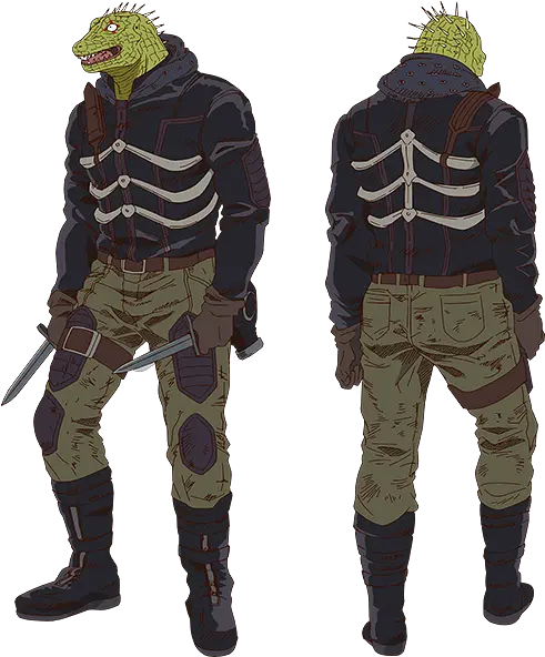 Dorohedoro Tv Anime Character Cayman Dorohedoro Png Anime Character Transparent