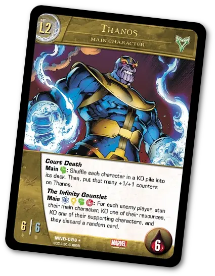 Thanos Is Racist Now Pressexe Marvel Vs Card Game Png Thanos Gauntlet Png