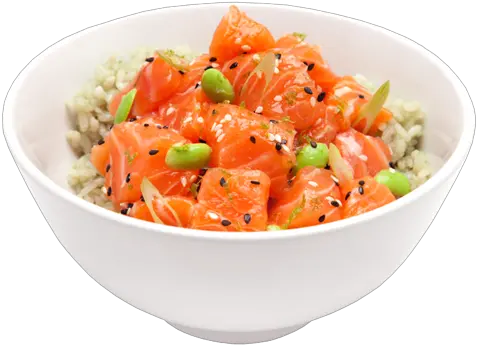 Stuffers Deli Poke Bowls Salmon Dish Transparent Background Png Fish Bowl Transparent Background