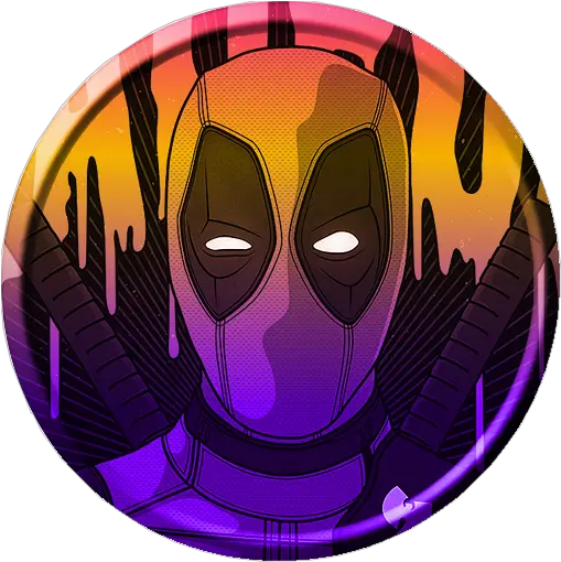 Deadpool Icon Superhero Fanart Sticker By Deadpool Agario Skin Png Super Hero Icon