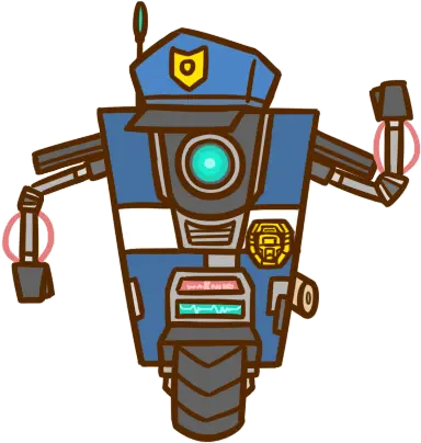 Steam Community Claptrap Dance Mad Robot Gif Transparent Png Borderlands 2 Logo