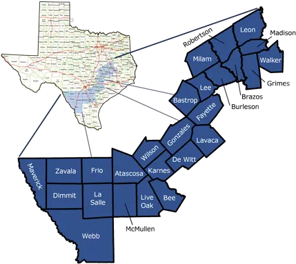 Eagle Ford Shale Geological Area Tceq Wwwtceqtexasgov Atlas Png Texas Map Png