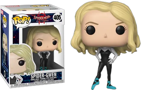 Vinyl Figure Funko Pop Spiderman Into The Spider Verse Gwen Png Spider Gwen Png