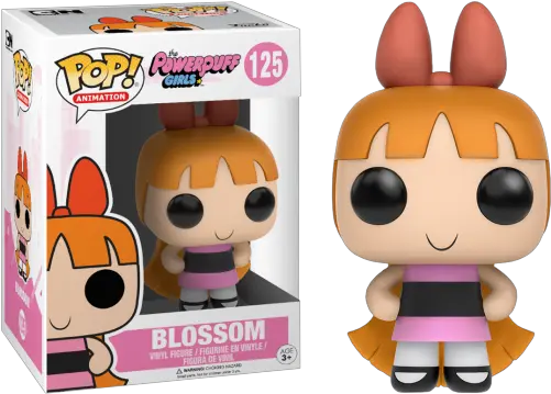 Pop Animation Powerpuff Girls Set Of 3 Funko Pop Blossom Png Powerpuff Girls Transparent