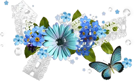 Spring Flowers Clipart Png Transparent Blue Flowers Clipart Spring Flowers Png