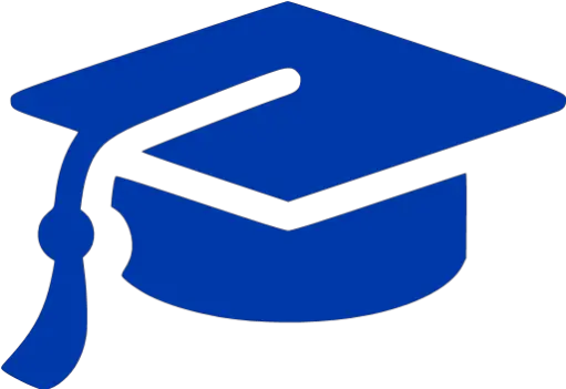 Graduation Hat Png Graduation Cap Icon Blue Grad Hat Png