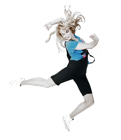 Dancing Girl Fusion Ndc Running Across Finish Line Png Dancing Girl Png