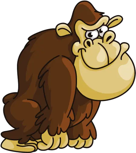 Cartoon Gorilla Png Picture Silly Gorilla Cartoon Gorilla Cartoon Png