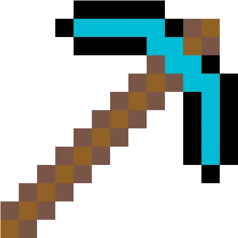 Hd Diamond Pickaxe Minecraft Pickaxe Png Minecraft Pickaxe Png