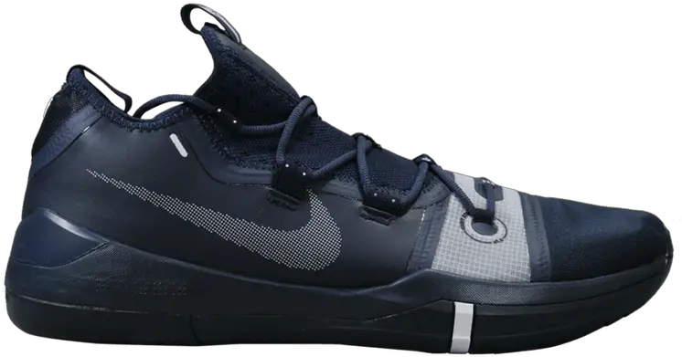 Kobe Ad Exodus Tb U0027navy Blueu0027 Nike At3874 406 Goat Nike Kobe Ad Exodus Black Silver Png Kobe Png