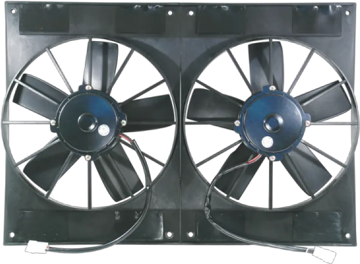 Dual 11 12v Electric Thermo Fans Race Series 2800cfm Ventilation Fan Png Fan Png