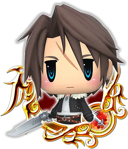 World Of Ff Squall Khux Wiki Kingdom Hearts Medals Png Final Fantasy Png