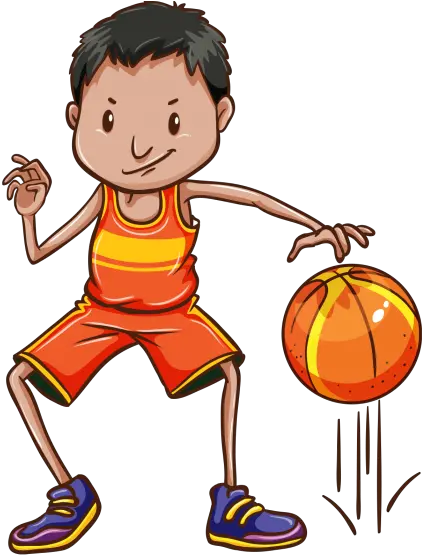 Hd Playing Basket Ball Png Image Free Bouncing A Ball Clipart Basketball Ball Png