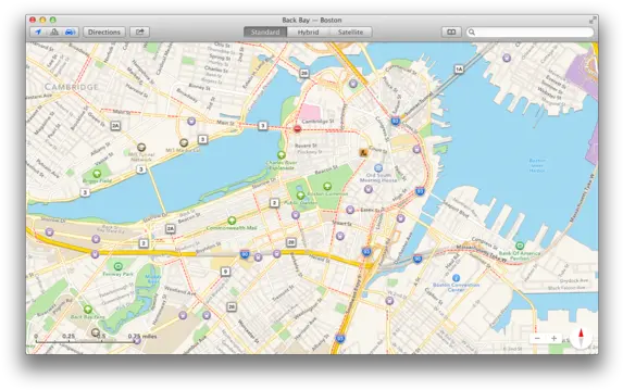 Get To Know Os X Mavericks Maps Dot Png Ios 6 Maps Icon