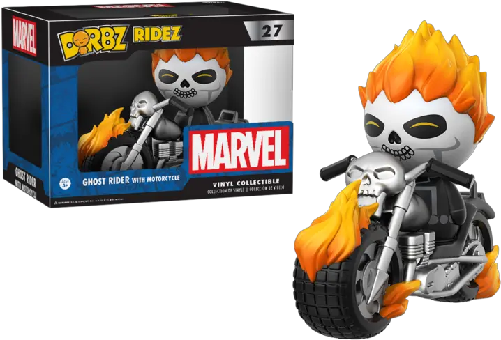 Ghost Rider Ghost Rider With Motorcycle Dorbz Vinyl Figure Ghost Rider Pop Png Ghost Rider Png