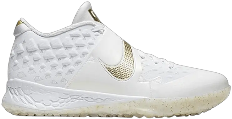 Force Zoom Trout 6 Turf U0027gold Flakes Championshipu0027 Nike Jordan Jumpman Diamond Mid Fiba Png Gold Flakes Png