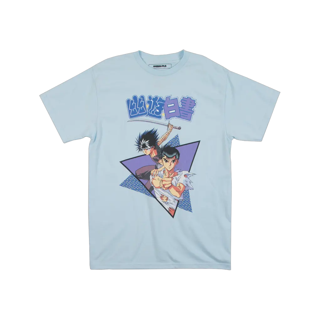 Yu Hakusho Yusuke And Hiei Light Yu Yu Hakusho Official Tee Png Yu Yu Hakusho Png