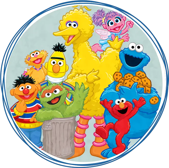 Sesame Street Collection U2013 Luvibeekidsco Transparent Sesame Street Clipart Png Sesame Street Characters Png