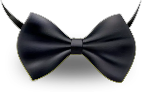 Shoelace Knot Designer Necktie Bow Tie Png Black