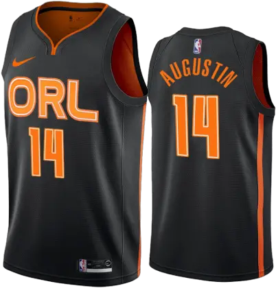 Dj Augustin Nba Orlando Magic City Jersey Png Orlando Magic Png