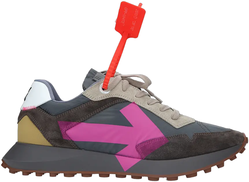 Off White Arrow Sneaker Fuchsia Release Date Info Sneakerfiles Off White Arrow Sneakers Png White Arrow Png