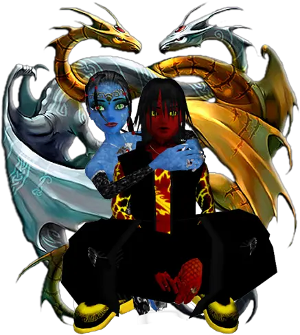 Download Hd Nubian King And Queen Dragons Transparent Png Dragons Killer Queen Png