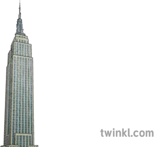 Empire State Building Cutout New York Empire State Building Cut Out Png Empire State Building Png