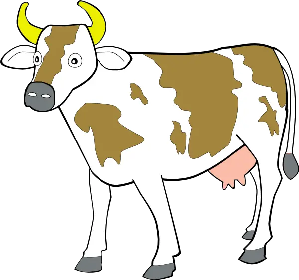 Cow 7 Clip Art Clip Art Of Cow Png Cow Clipart Png