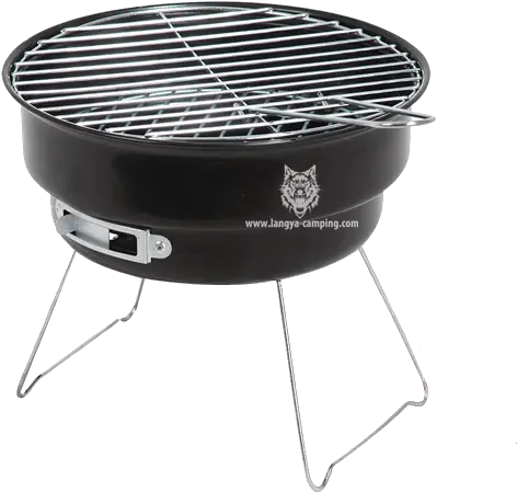 Download Round Portable Charcoal Bbq Grill Pot Ly 989n Bbq Camping Bbq Transparent Background Png Bbq Grill Png