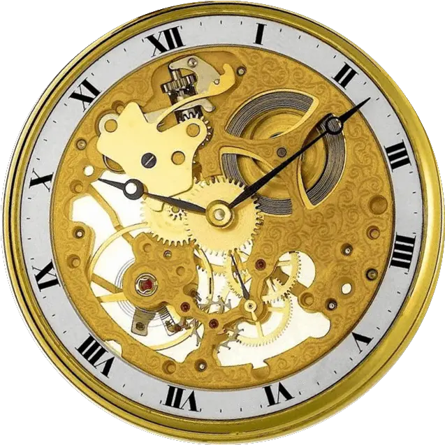 Gold Clock Png Solid Gold Clock Png