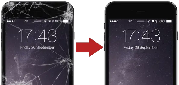 Cracked Phone Screen Png Nderrim Ekrani Iphone X Phone Screen Png