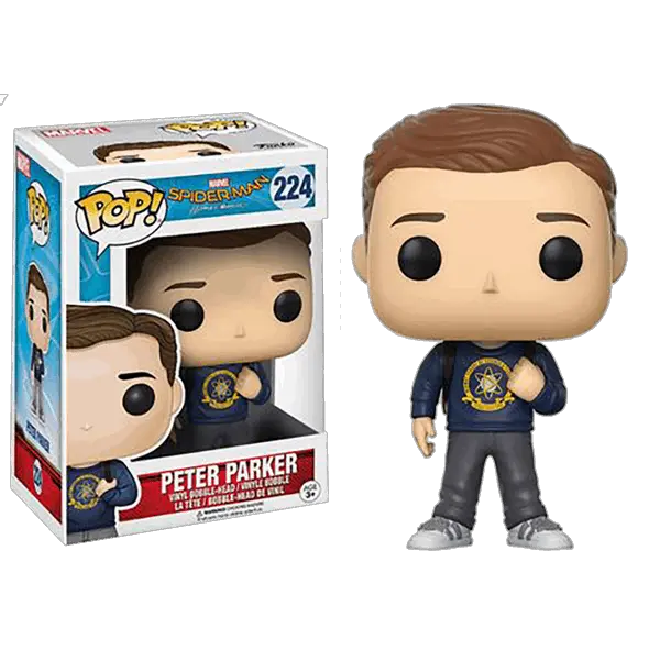 Download Peter Parker Bobble Head Pop Funko Tony Stark Png Funko Peter Parker Tony Stark Png